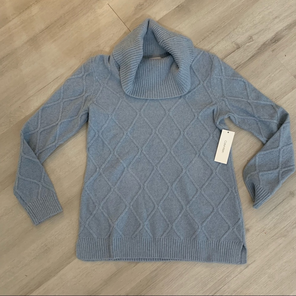 NWT Calvin Klein cowl neck sweater